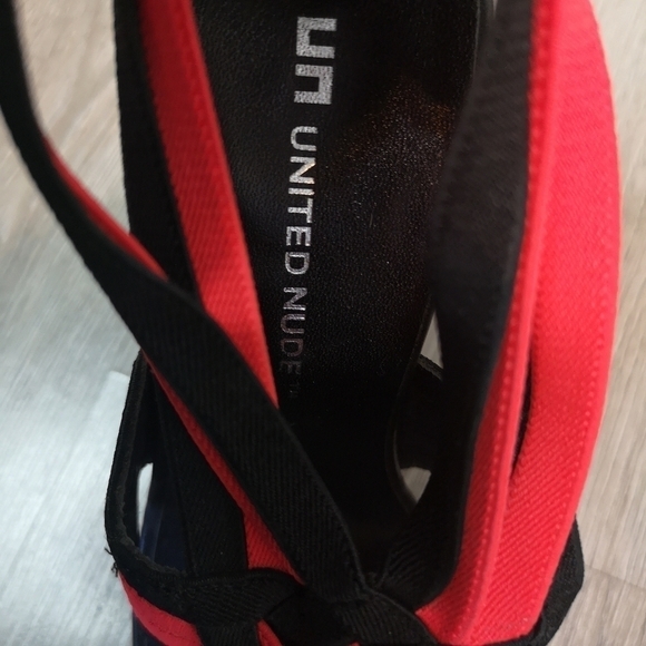 Vintage United Nude elastic pink/black woven strappy sandals *HOSTPICK* - Picture 5 of 6